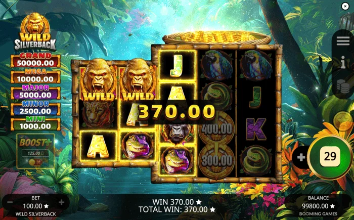 Wild Silverback - основна добивка преку Wild Wild Coin Connect